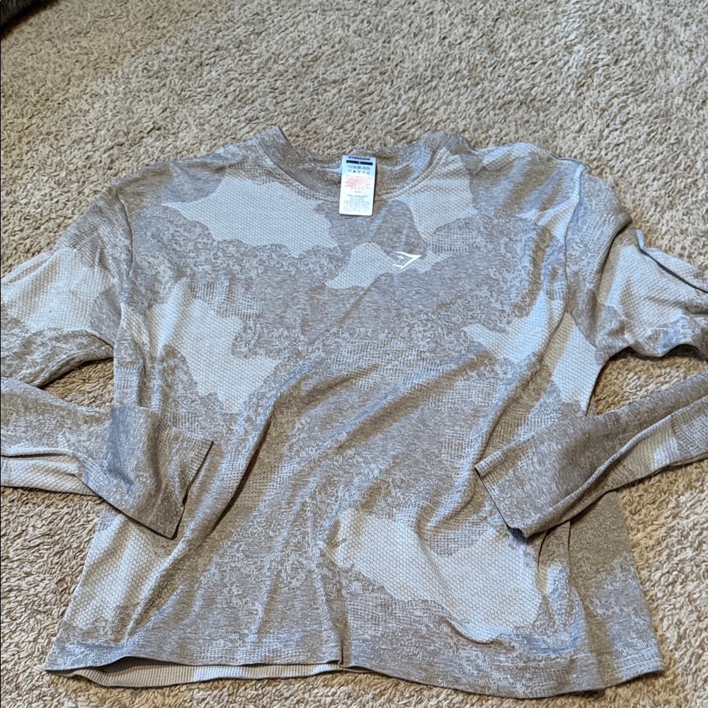 Gymshark Camouflage Long Sleeve Top